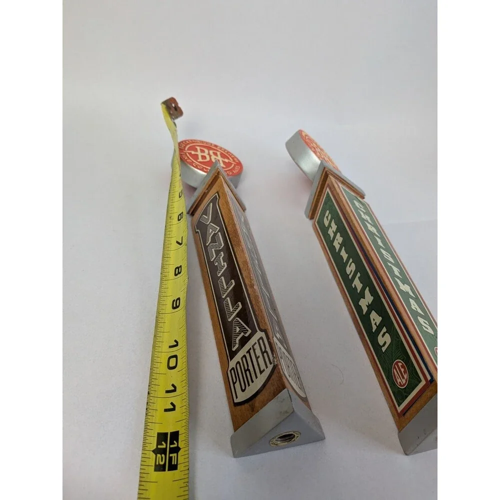 2 Breckenridge Brewery Christmas Ale Tap Handle Vanilla Porter Keg Mancave